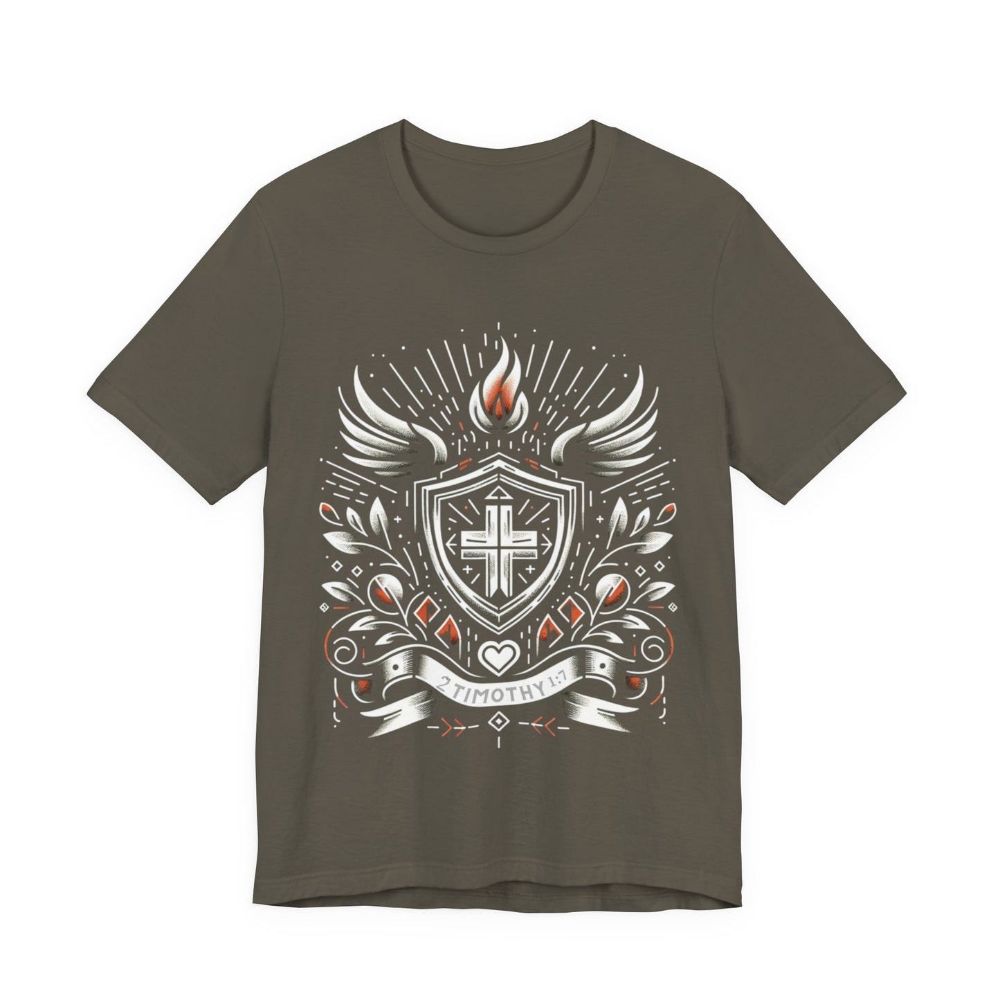 Spirit of Power — 2 Timothy 1:7 | Unisex Jersey Short Sleeve Christian T-Shirt