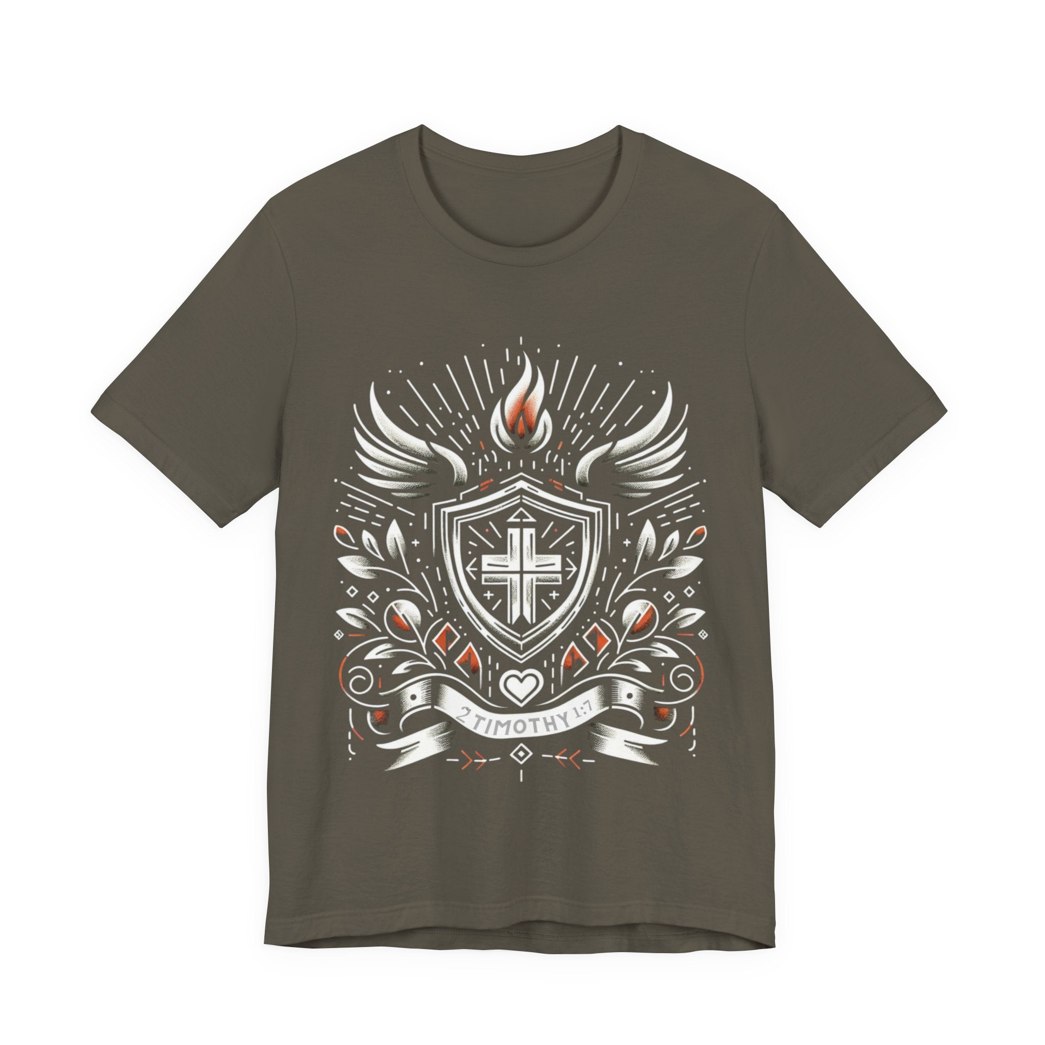 Spirit of Power — 2 Timothy 1:7 | Unisex Jersey Short Sleeve Christian T-Shirt