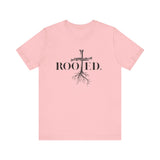 Rooted in Christ | Colossians 2:6-7 Scripture Tee | Unisex Christian T-Shirt