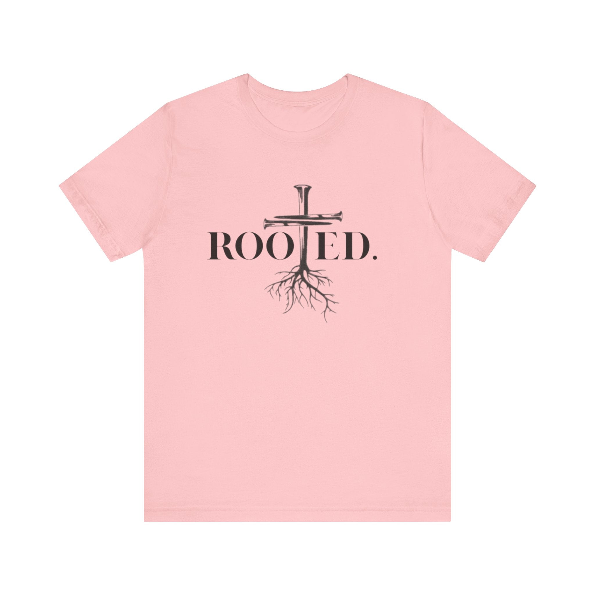 Rooted in Christ | Colossians 2:6-7 Scripture Tee | Unisex Christian T-Shirt