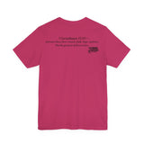 Faith, Hope, Love Tee | 1 Corinthians 13:13 Scripture Shirt | Unisex Jersey Christian T-Shirt