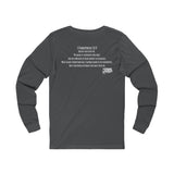 His Grace Sustains Me — 2 Corinthians 12:9 | Unisex Christian Jersey Long Sleeve T-Shirt