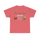 Bless Your Heart — Jesus Is Still Workin’ On Me | Southern Christian T-Shirt
