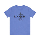 Rooted in Christ | Colossians 2:6-7 Scripture Tee | Unisex Christian T-Shirt