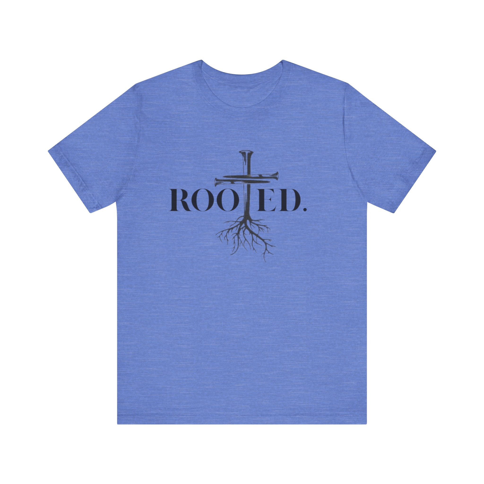Rooted in Christ | Colossians 2:6-7 Scripture Tee | Unisex Christian T-Shirt