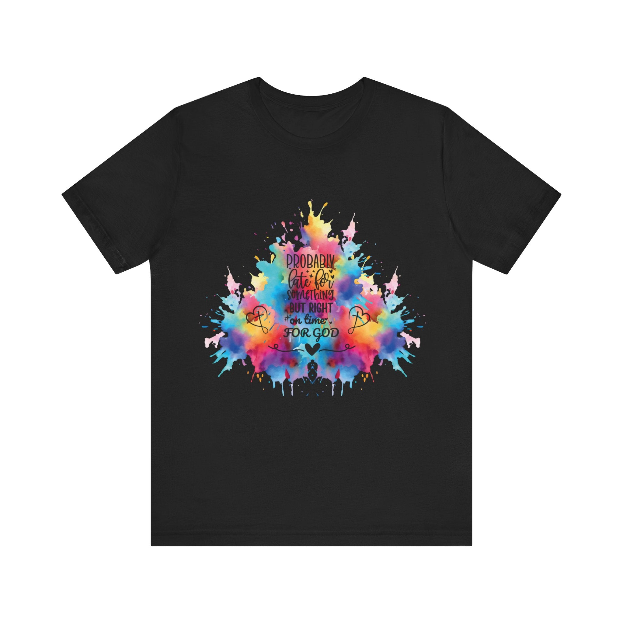 Ecclesiastes 3:1 T-Shirt – Unisex Jersey Short Sleeve Tee with Color Splash Artwork, Inspirational Bible Verse