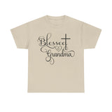 Blessed Grandma Christian T-Shirt, Faith Gift for Grandma, Mother’s Day Religious Shirt, Cute Southern Grandma Tee