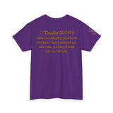 King of Kings Tee | 1 Timothy 6:15 Scripture Shirt | Unisex Heavy Cotton Christian T-Shirt | Lord of Lords Faith Apparel