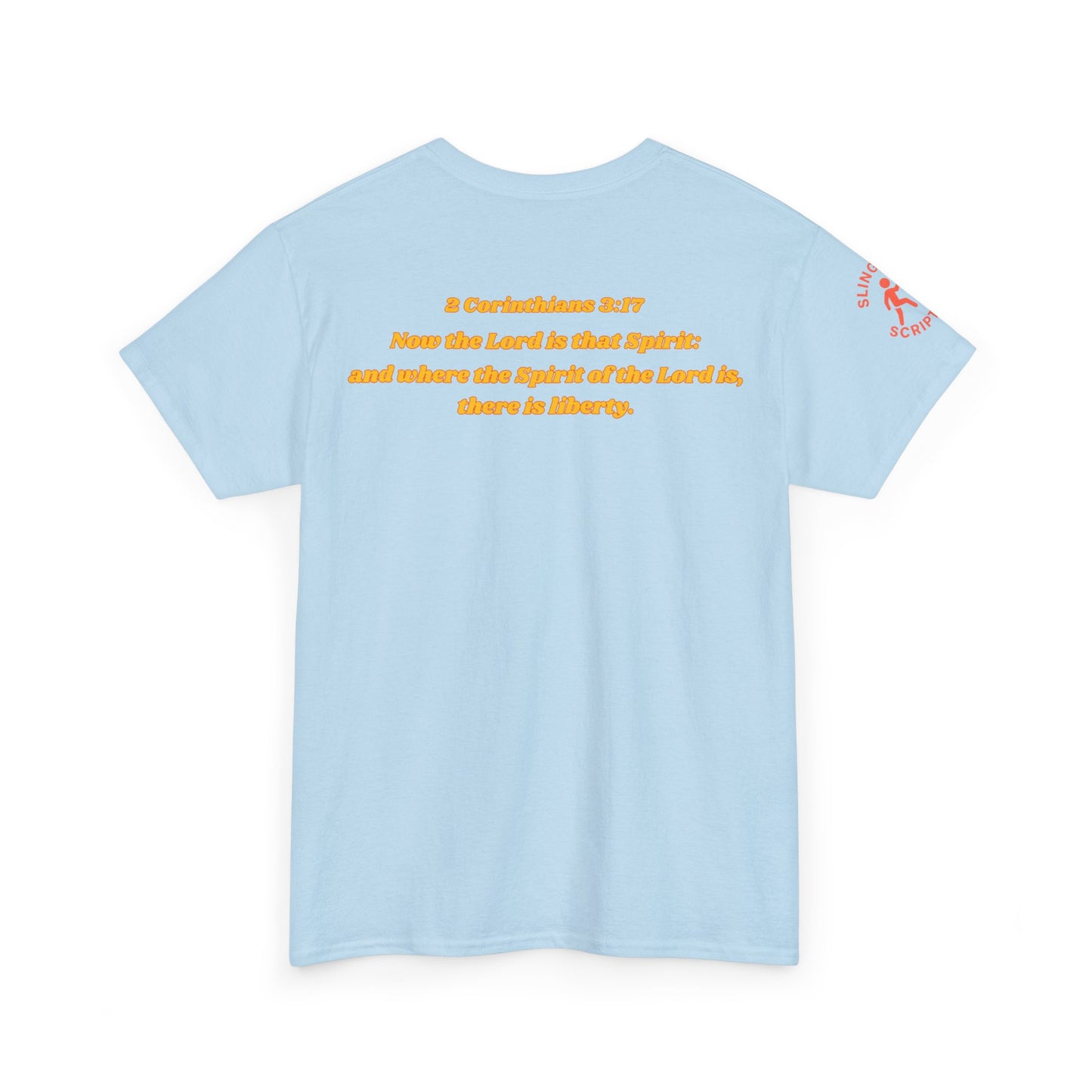 Catch the Spirit — 2 Corinthians 3:17 Retro Skate | Unisex Heavy Cotton Christian T-Shirt