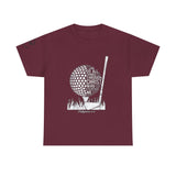 Philippians 4:13 Golf Tee | Christian Sports Shirt | Faith-Based Athletic Apparel | Unisex Heavy Cotton