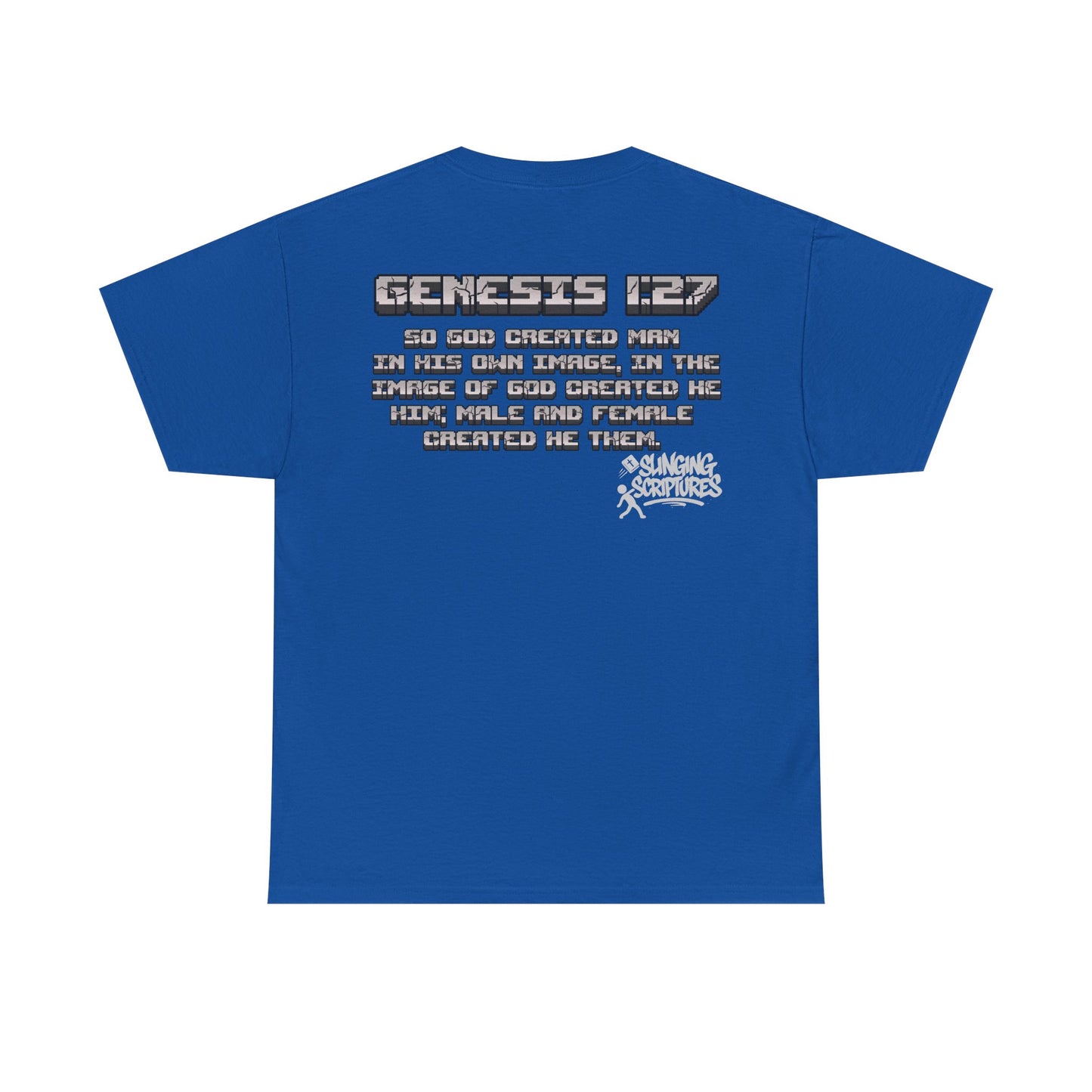 Genesis 1:27 Minecraft-Inspired Christain T-Shirt - Unisex