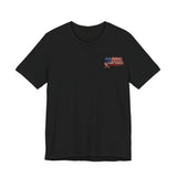 Patriotic Graphic Tee-Hold Fast — Hebrews 10:23 | Unisex Jersey Short Sleeve Christian T-Shirt