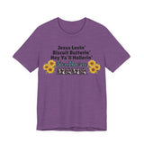 Southern Mama Shirt – Jesus Lovin’, Biscuit Butterin’, Hey Y’all Hollerin’ | Unisex Jersey Tee