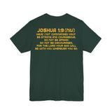 Be Strong & Courageous — Joshua 1:9 | Unisex Jersey Short Sleeve Christian T-Shirt