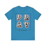 Pray It Forward Tee — Romans 12:12 | Unisex Christian Jersey T-Shirt | Inspirational Prayer Shirt | Faith-Based Apparel