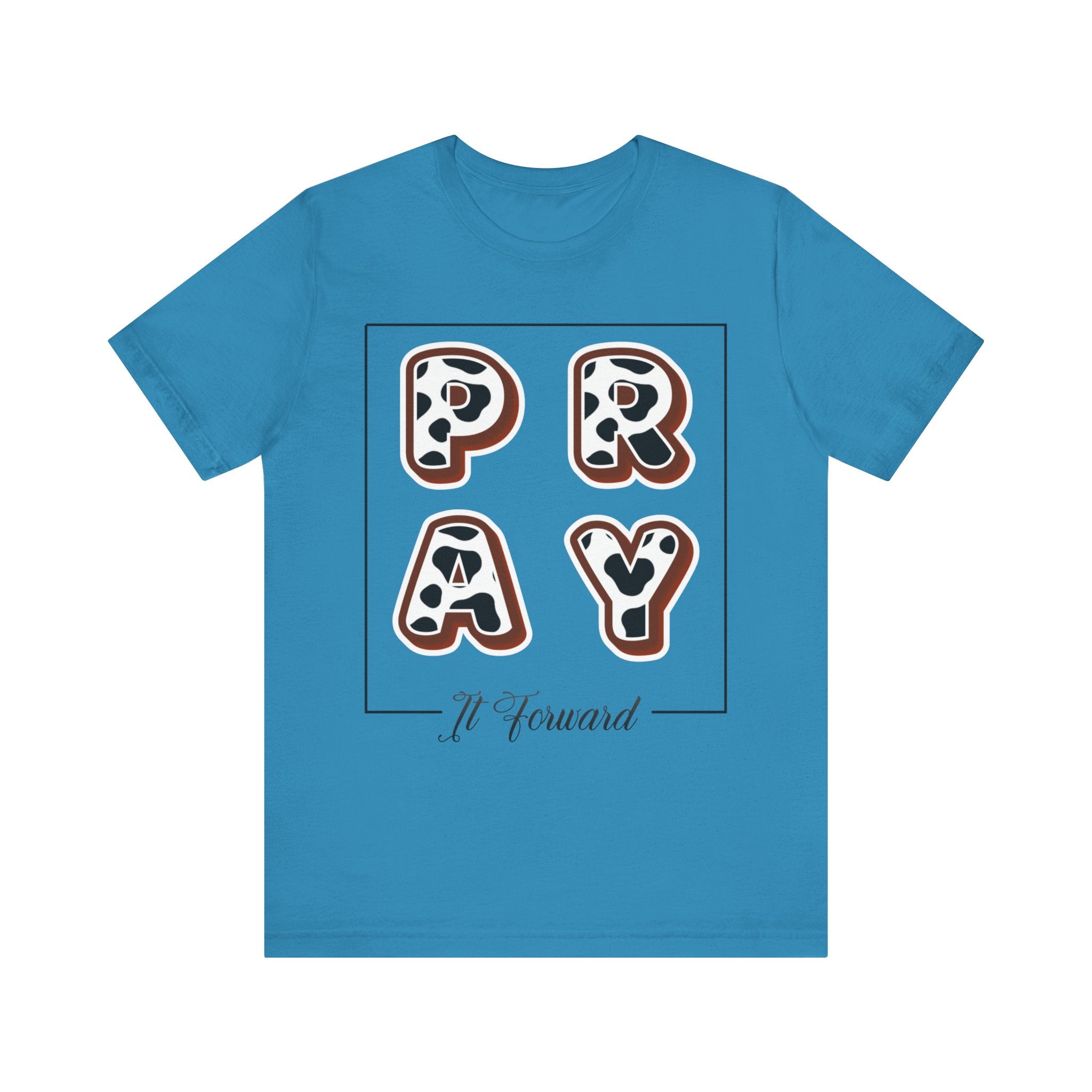 Pray It Forward Tee — Romans 12:12 | Unisex Christian Jersey T-Shirt | Inspirational Prayer Shirt | Faith-Based Apparel