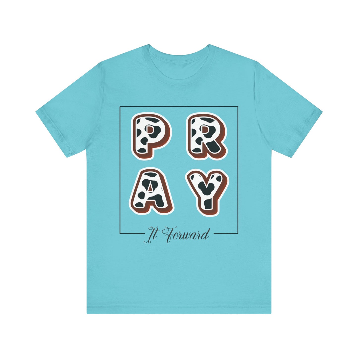Pray It Forward Tee — Romans 12:12 | Unisex Christian Jersey T-Shirt | Inspirational Prayer Shirt | Faith-Based Apparel