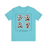 Pray It Forward Tee — Romans 12:12 | Unisex Christian Jersey T-Shirt | Inspirational Prayer Shirt | Faith-Based Apparel