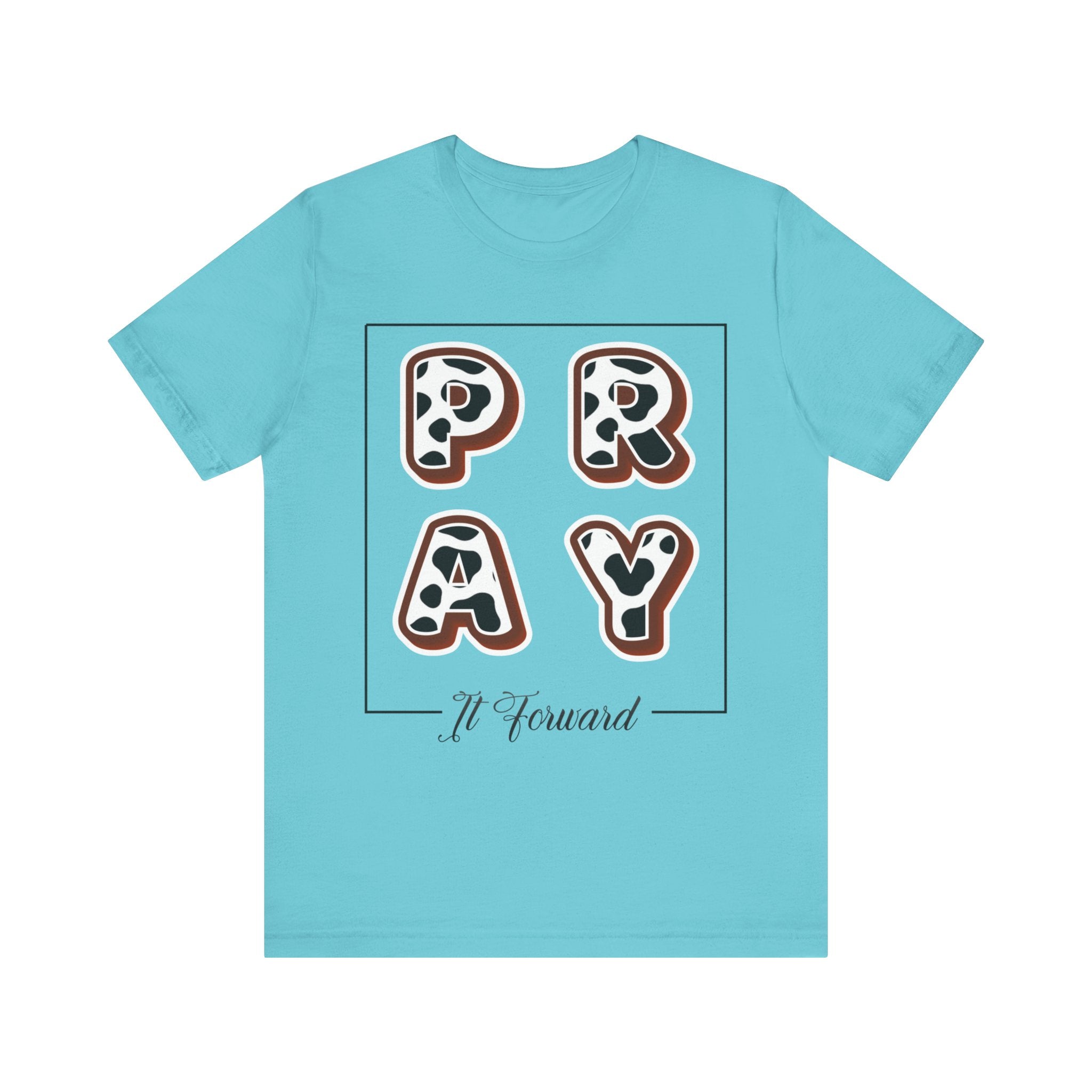 Pray It Forward Tee — Romans 12:12 | Unisex Christian Jersey T-Shirt | Inspirational Prayer Shirt | Faith-Based Apparel