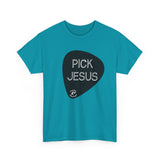 Luke 19:10 “Pick Jesus” Christian T-Shirt | Unisex Heavy Cotton Faith & Worship Tee