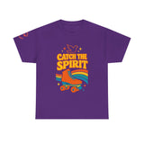 Catch the Spirit — 2 Corinthians 3:17 Retro Skate | Unisex Heavy Cotton Christian T-Shirt