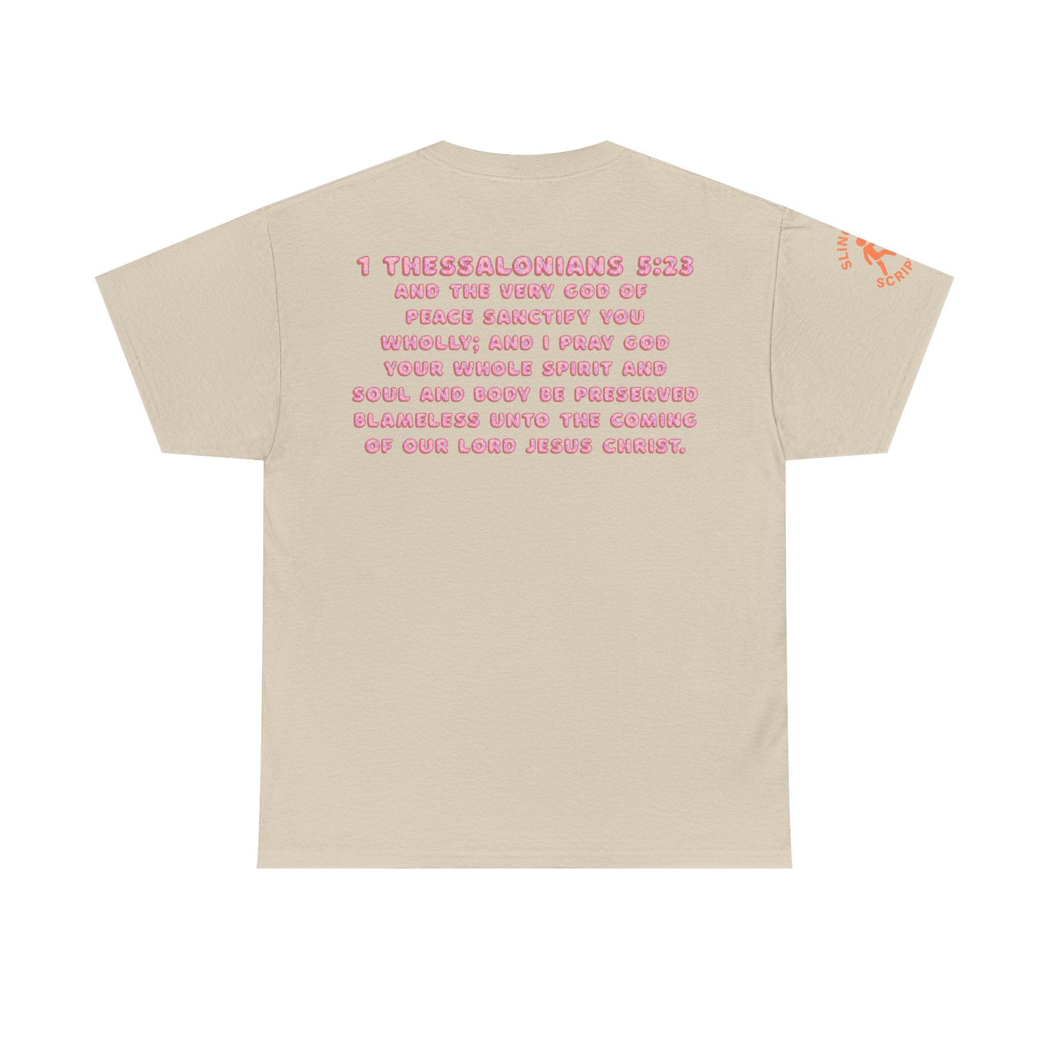 Donut Worry Inspirational Tee | Unisex Heavy Cotton Christian T-Shirt | Faith-Based Apparel | Positive Message Gift