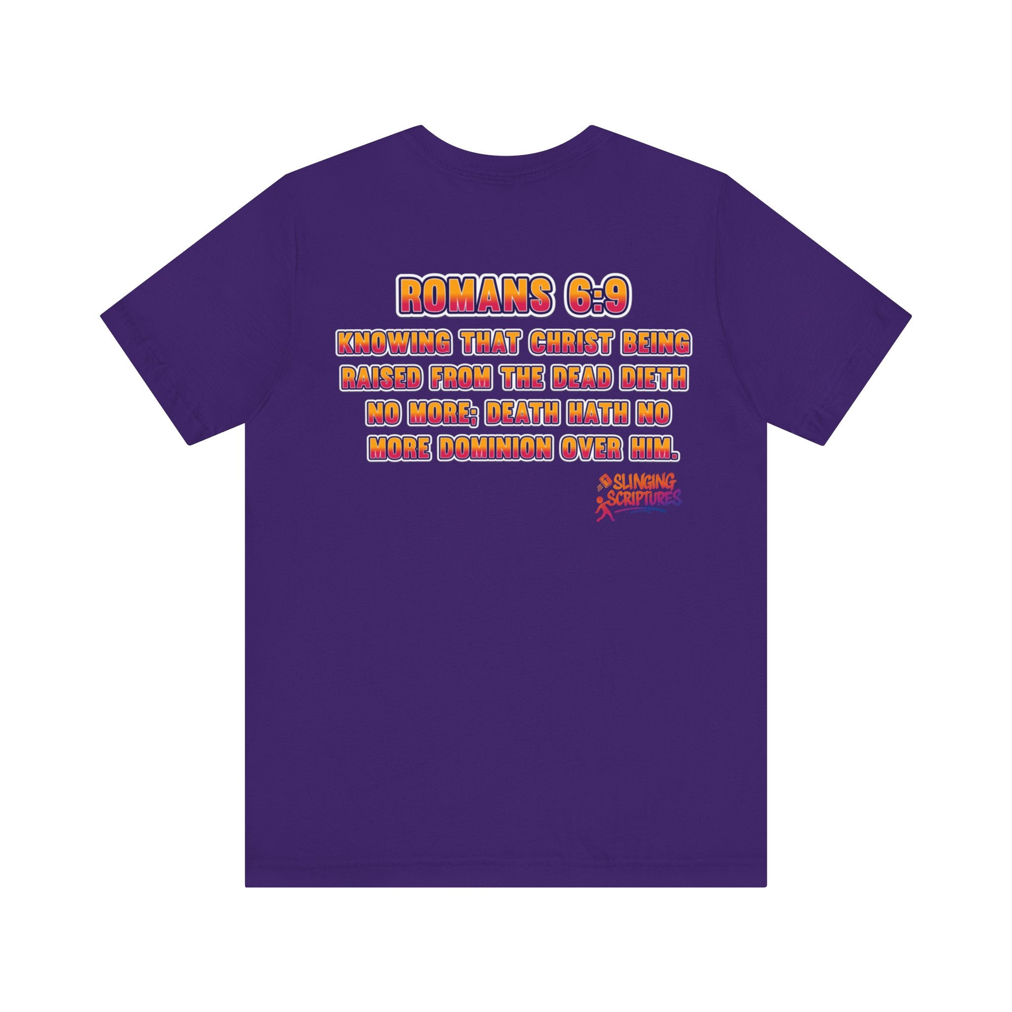 Jesus Deadlifter Tee – Romans 6:9 Unisex Jersey T-Shirt, Gym Shirt, Fitness Apparel, Biblical Strength Tee