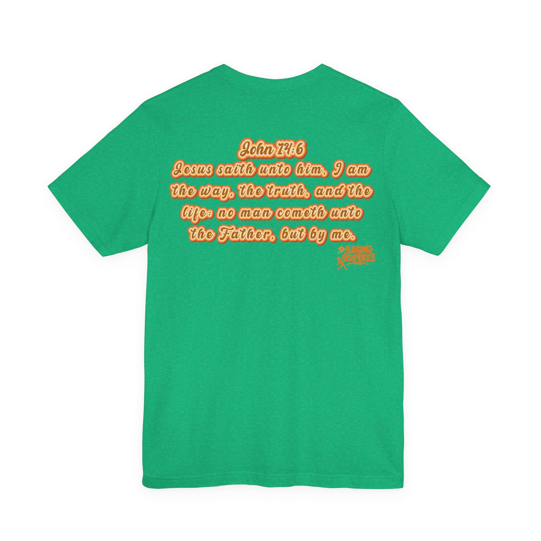 BRB — Jesus Retro Script | John 14:6 Unisex Jersey Short Sleeve Christian T-Shirt
