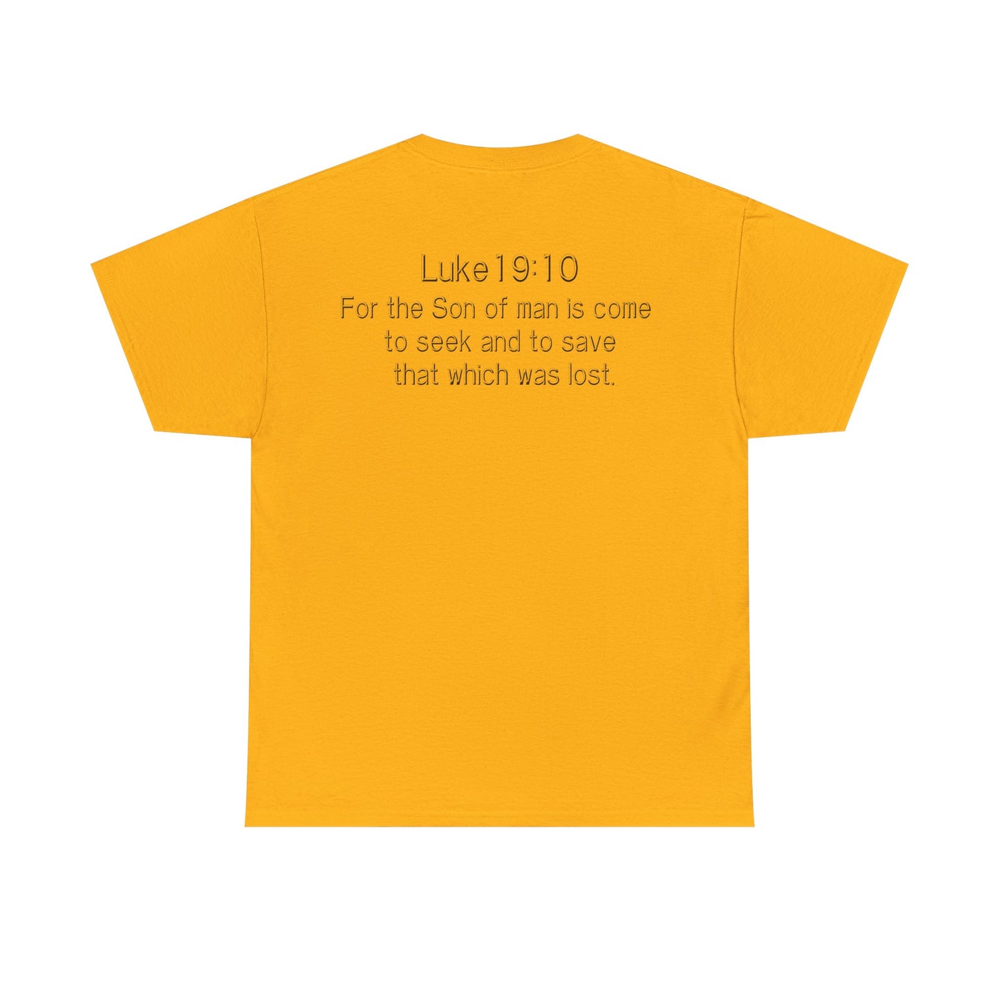 Luke 19:10 “Pick Jesus” Christian T-Shirt | Unisex Heavy Cotton Faith & Worship Tee