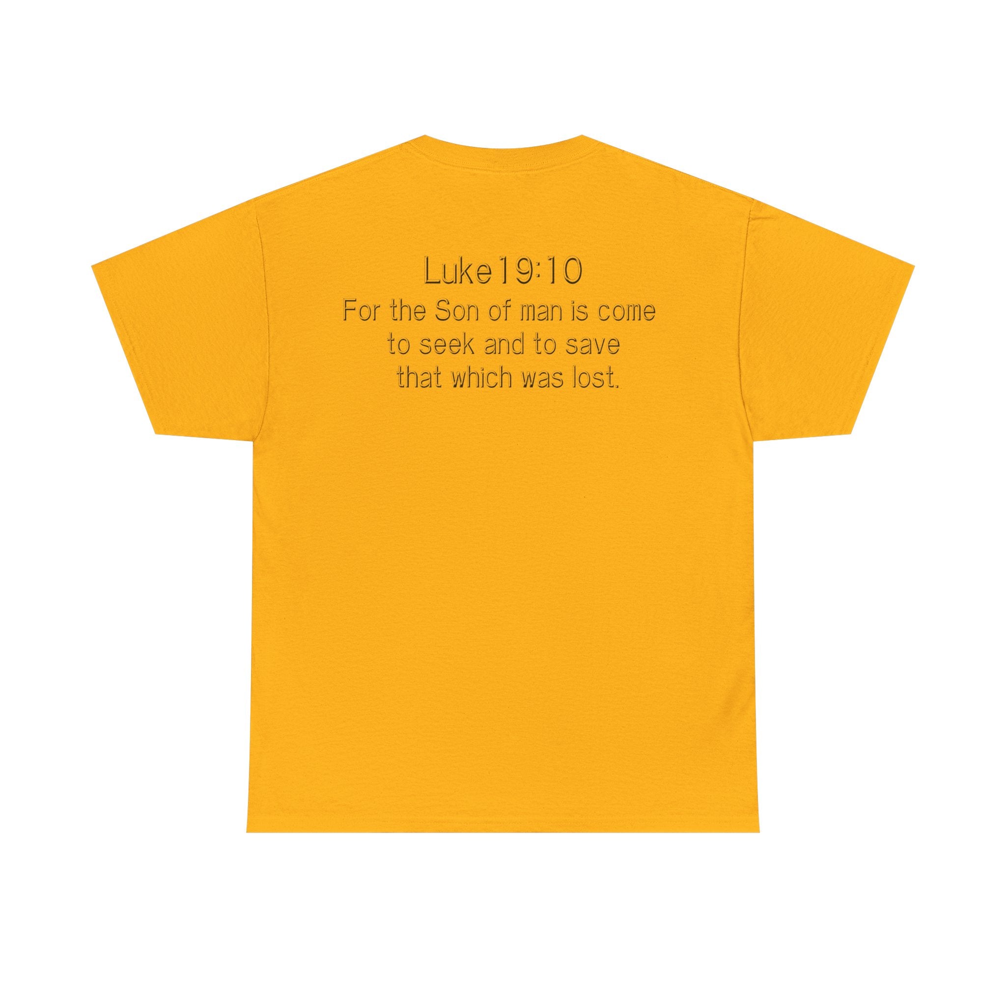 Luke 19:10 “Pick Jesus” Christian T-Shirt | Unisex Heavy Cotton Faith & Worship Tee