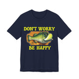 Funny Fish Tee | Philippians 4:6–7 Scripture Shirt | Christian Fisherman T-Shirt | Unisex Jersey Short Sleeve