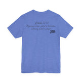 Pray It Forward Tee — Romans 12:12 | Unisex Christian Jersey T-Shirt | Inspirational Prayer Shirt | Faith-Based Apparel