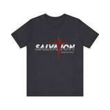 Salvation Christian T-Shirt — Romans 10:13 | Unisex Jersey Short Sleeve Tee