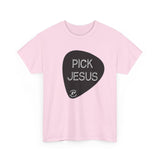 Luke 19:10 “Pick Jesus” Christian T-Shirt | Unisex Heavy Cotton Faith & Worship Tee