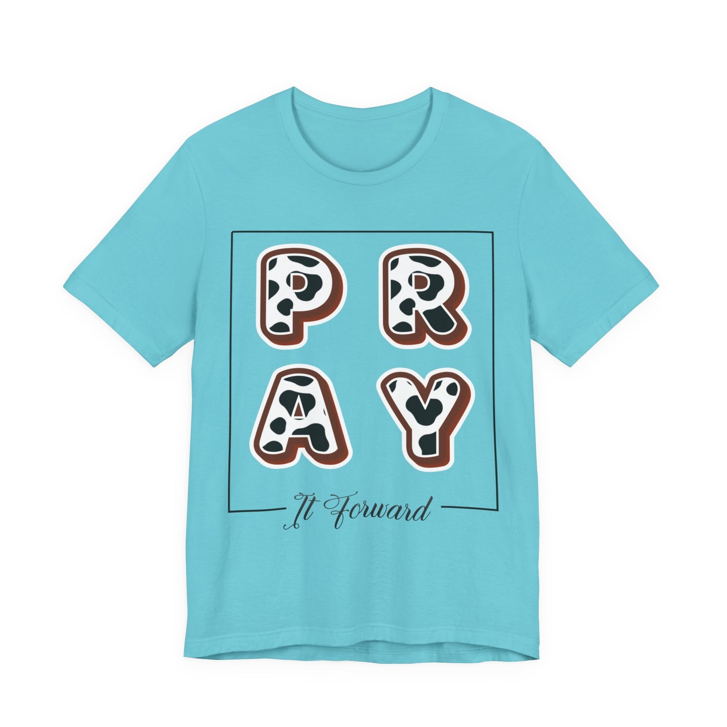 Pray It Forward Tee — Romans 12:12 | Unisex Christian Jersey T-Shirt | Inspirational Prayer Shirt | Faith-Based Apparel
