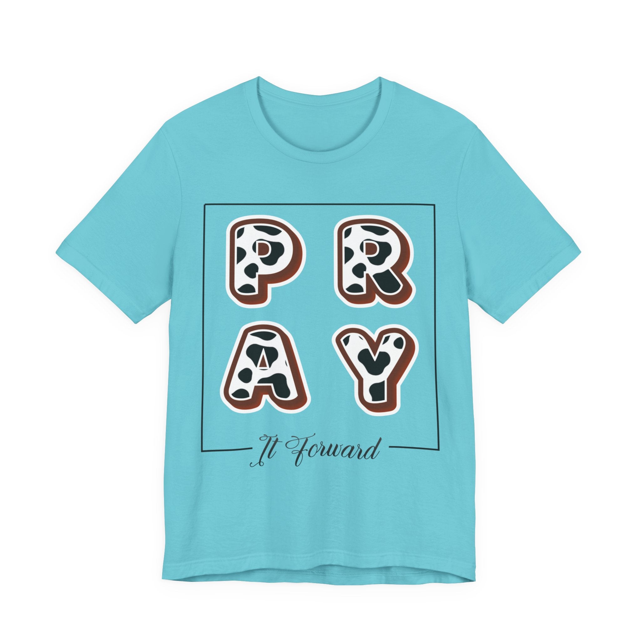 Pray It Forward Tee — Romans 12:12 | Unisex Christian Jersey T-Shirt | Inspirational Prayer Shirt | Faith-Based Apparel