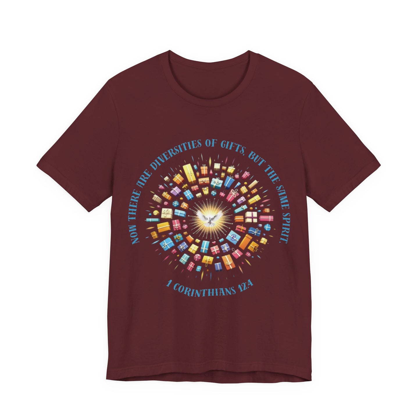 Diversity of Gifts — 1 Corinthians 12:4 | Unisex Jersey Short Sleeve Christian T-Shirt
