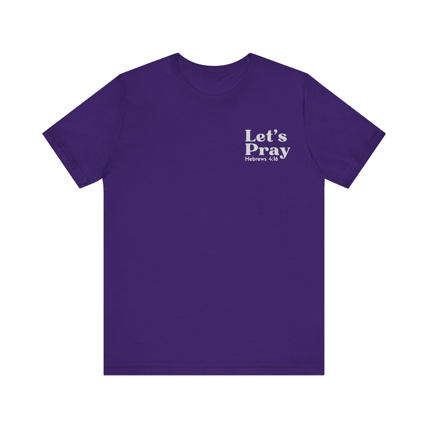 Need Prayer? Tap My Shoulder | Hebrews 4:16 Christian Outreach Jersey T-Shirt