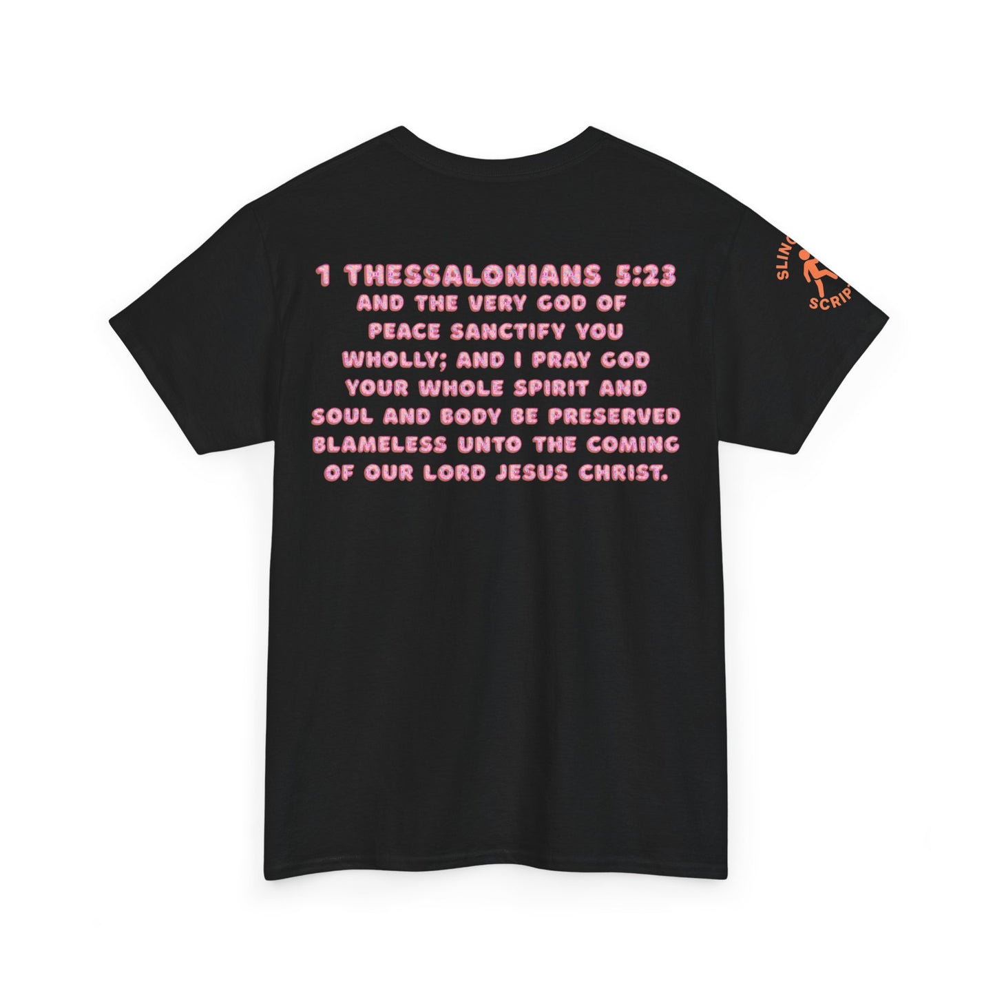 Donut Worry Inspirational Tee | Unisex Heavy Cotton Christian T-Shirt | Faith-Based Apparel | Positive Message Gift