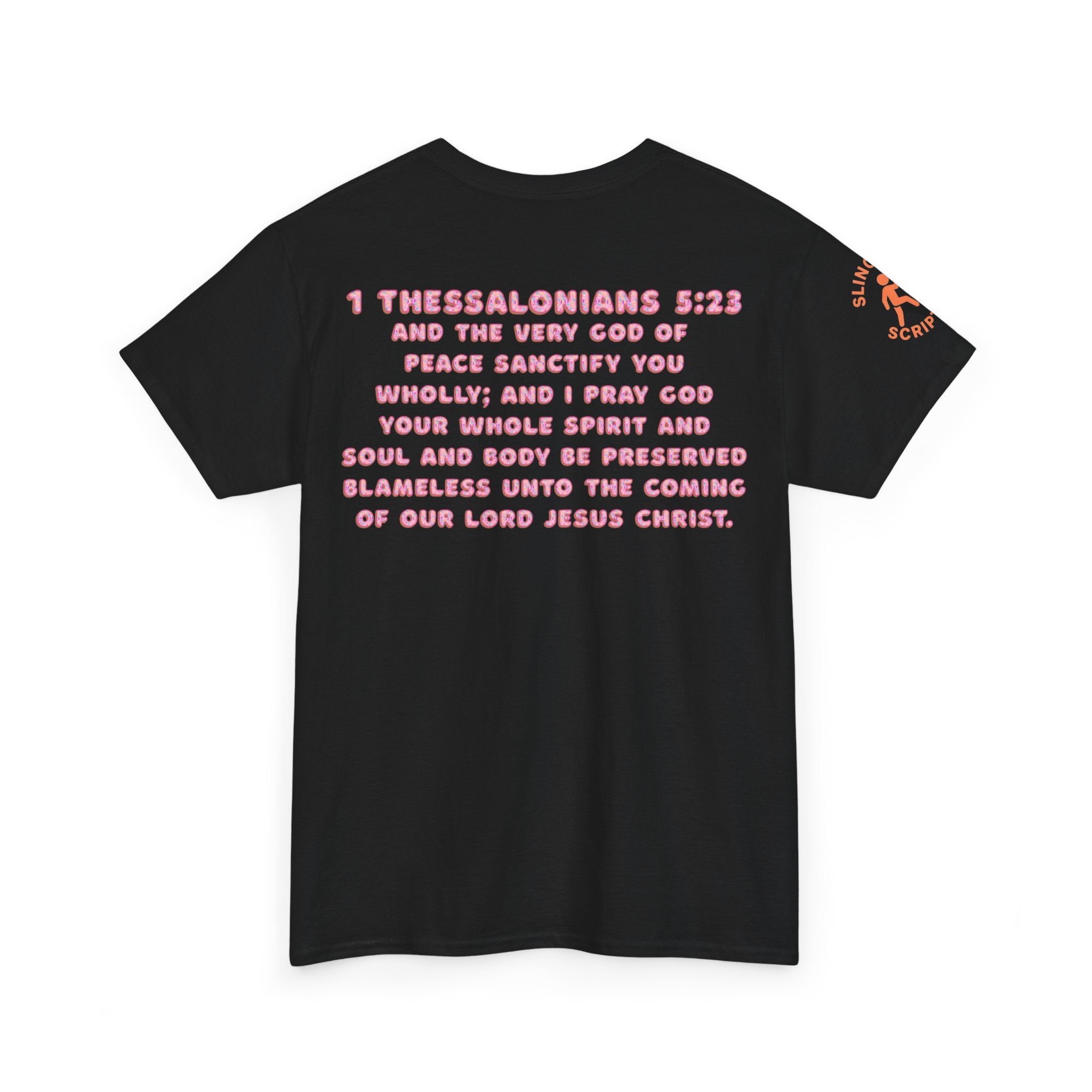 Donut Worry Inspirational Tee | Unisex Heavy Cotton Christian T-Shirt | Faith-Based Apparel | Positive Message Gift