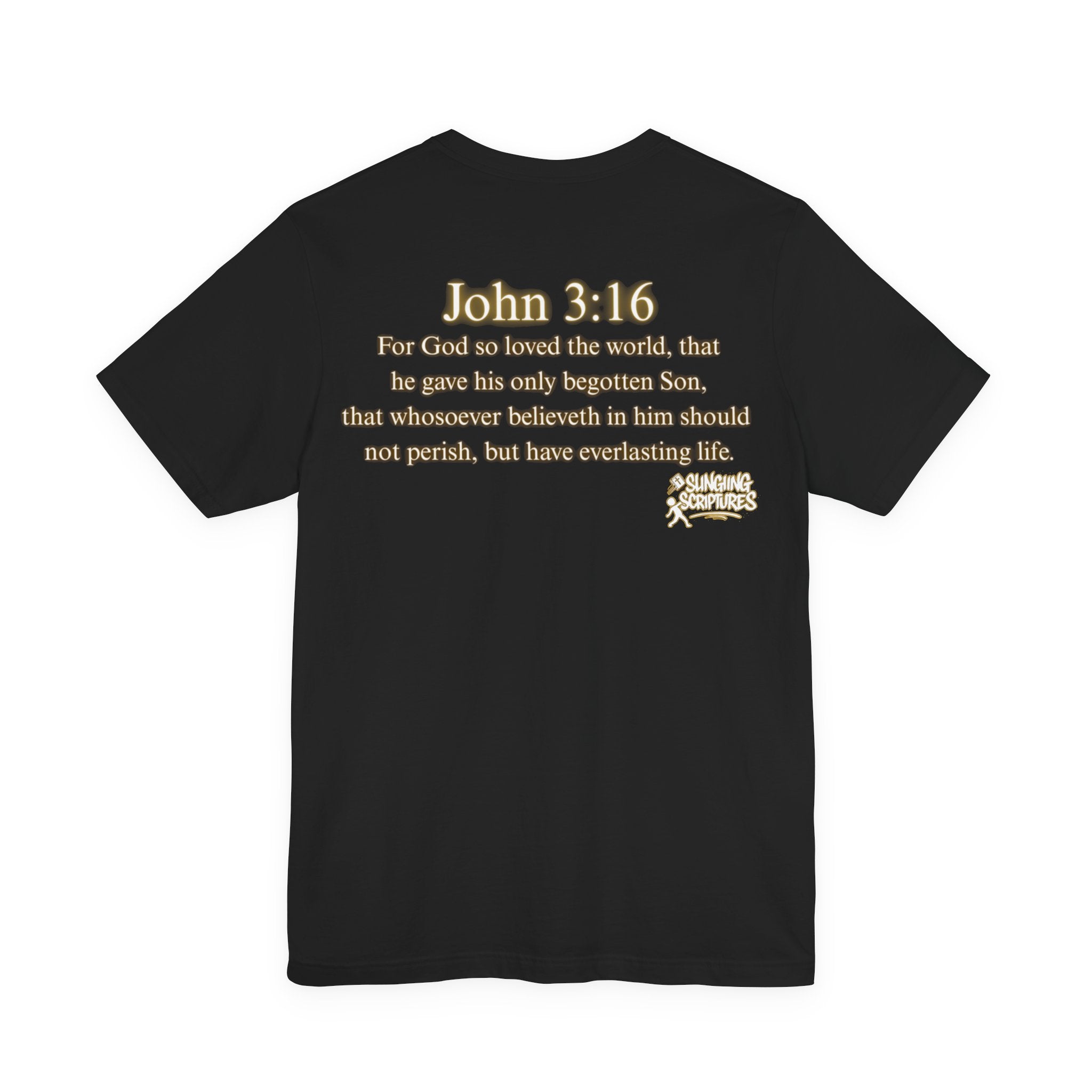 God So Loved the World — John 3:16 | Unisex Jersey Short Sleeve Christian T-Shirt