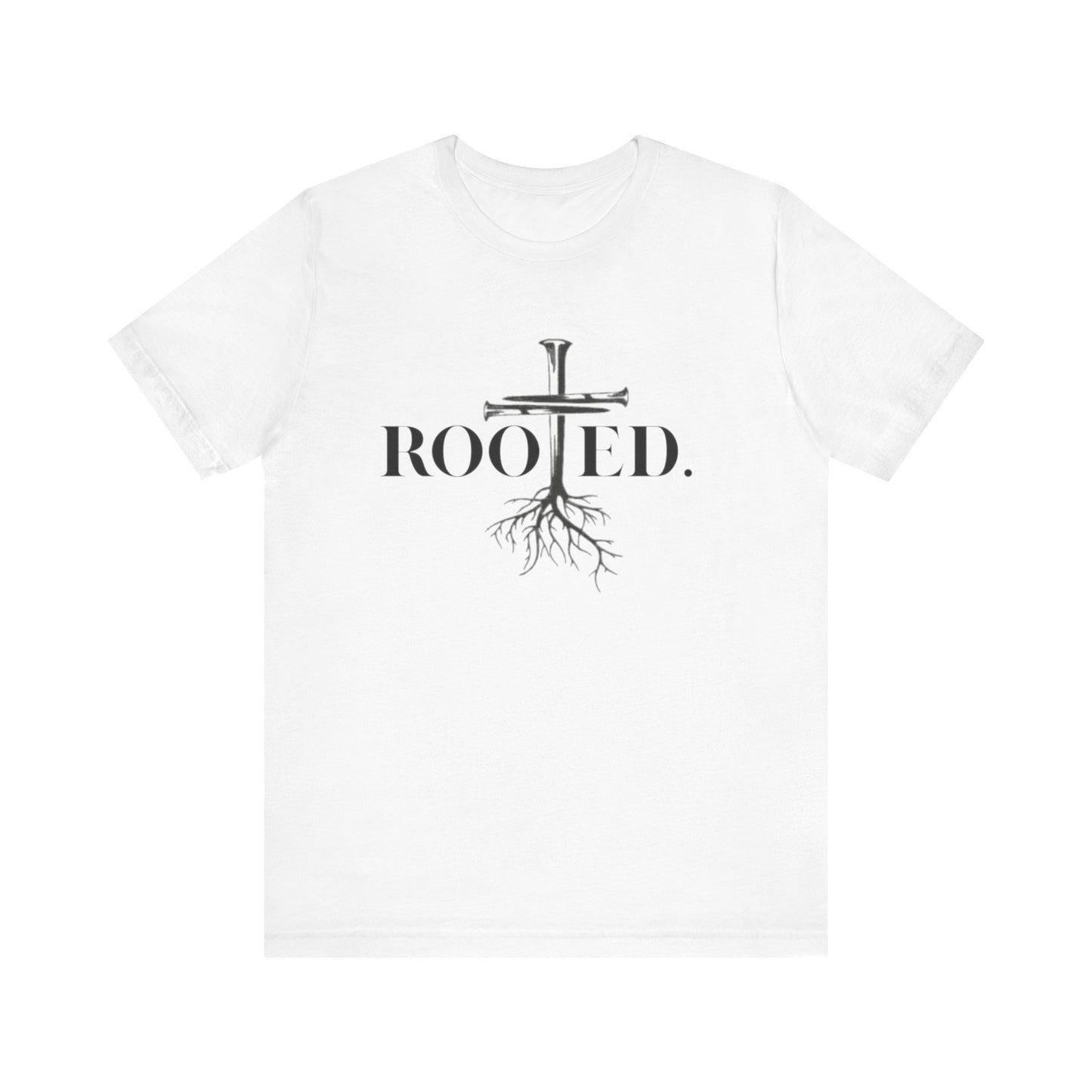 Rooted in Christ | Colossians 2:6-7 Scripture Tee | Unisex Christian T-Shirt