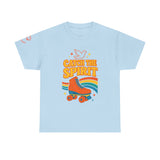 Catch the Spirit — 2 Corinthians 3:17 Retro Skate | Unisex Heavy Cotton Christian T-Shirt
