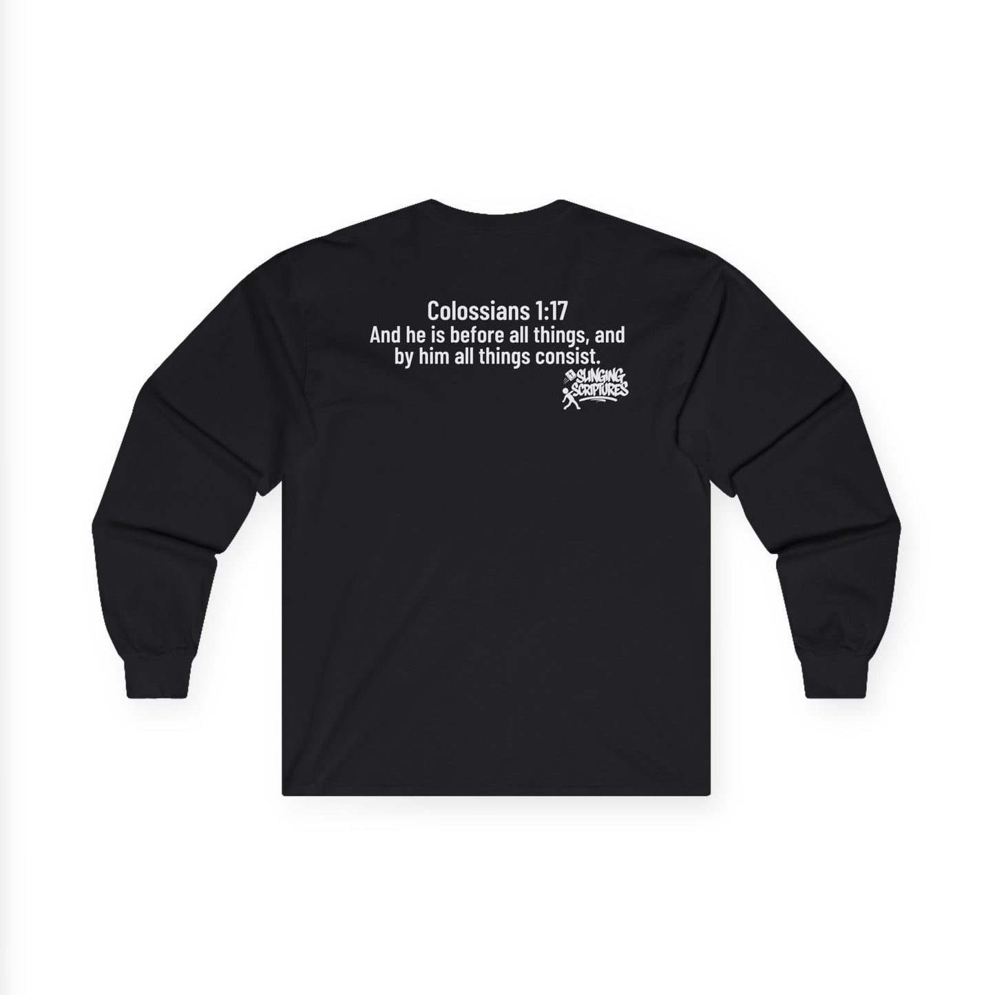 GOAT — God Over All Things | Colossians 1:17 Long Sleeve Unisex Christian T-Shirt