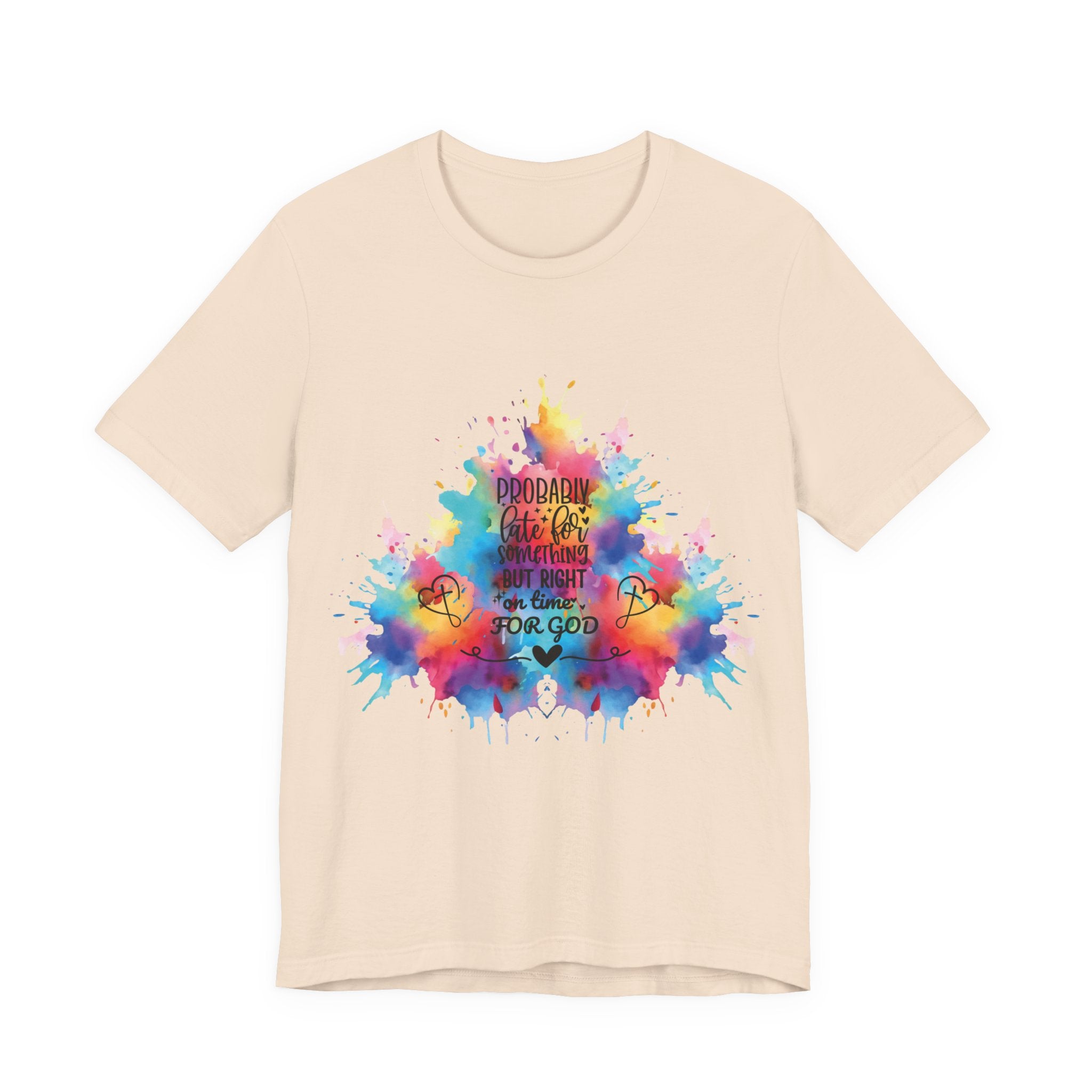 Ecclesiastes 3:1 T-Shirt – Unisex Jersey Short Sleeve Tee with Color Splash Artwork, Inspirational Bible Verse