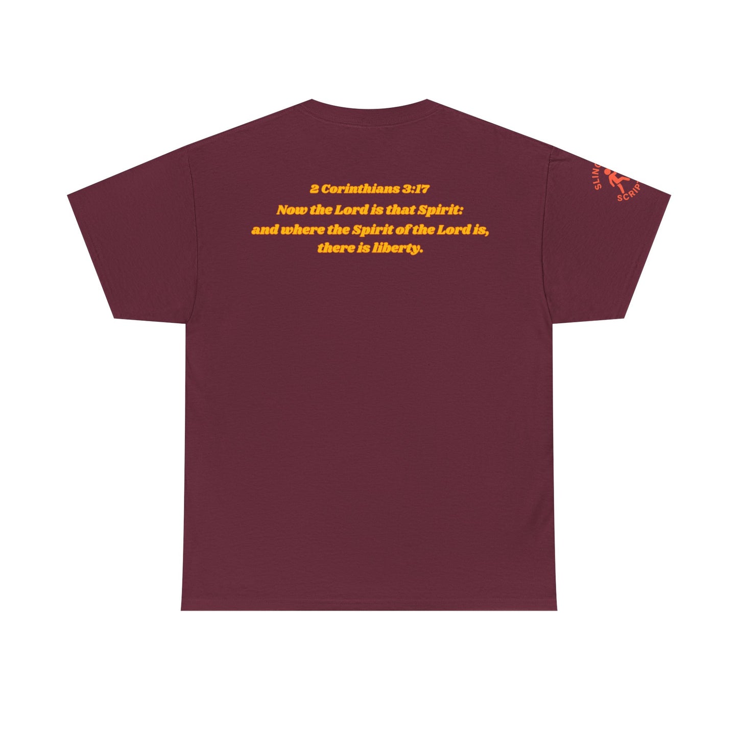 Catch the Spirit — 2 Corinthians 3:17 Retro Skate | Unisex Heavy Cotton Christian T-Shirt