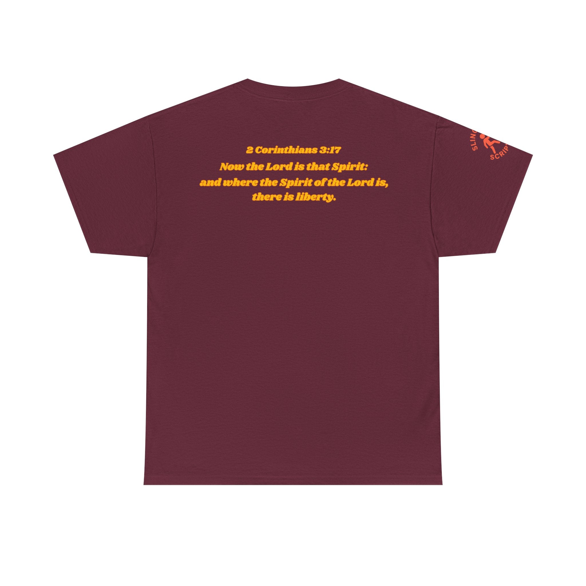 Catch the Spirit — 2 Corinthians 3:17 Retro Skate | Unisex Heavy Cotton Christian T-Shirt