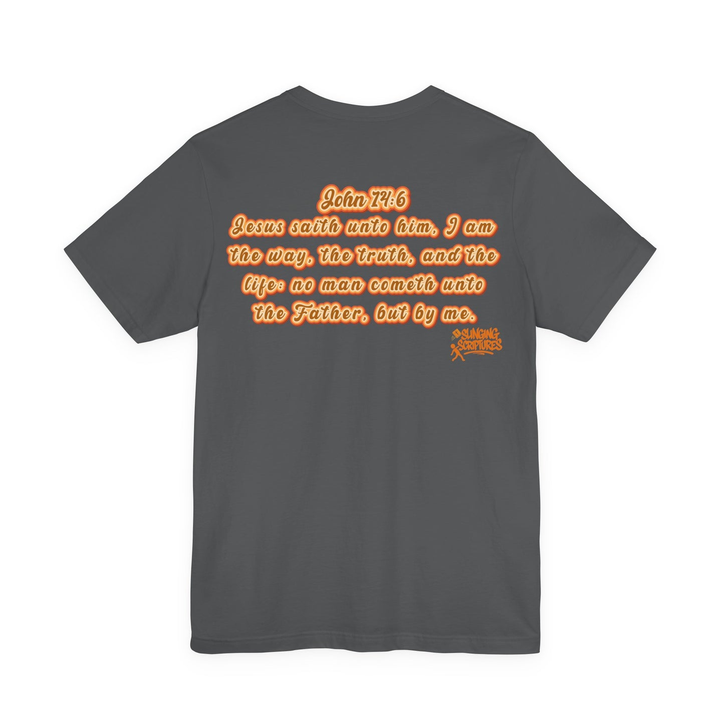 BRB — Jesus Retro Script | John 14:6 Unisex Jersey Short Sleeve Christian T-Shirt