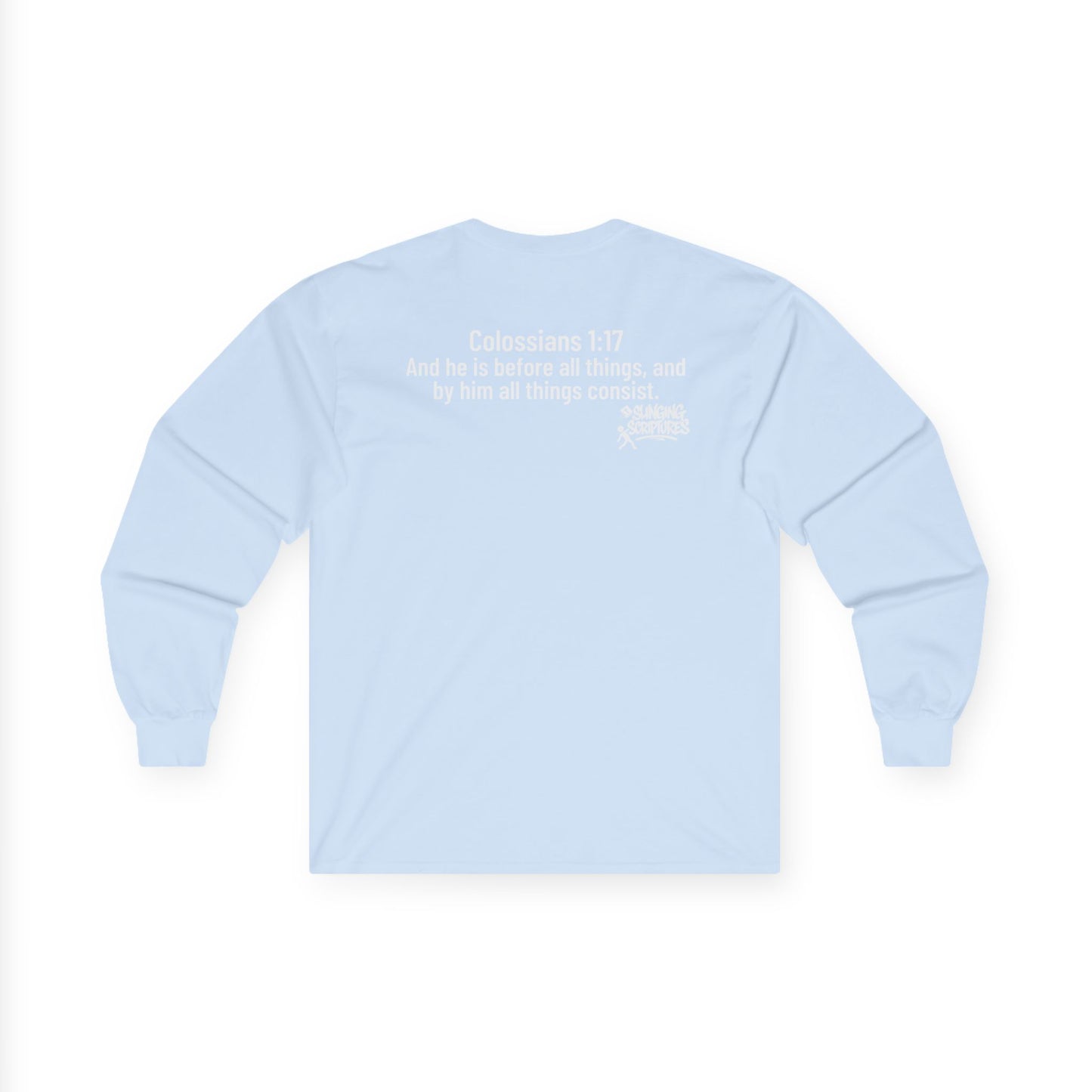 GOAT — God Over All Things | Colossians 1:17 Long Sleeve Unisex Christian T-Shirt