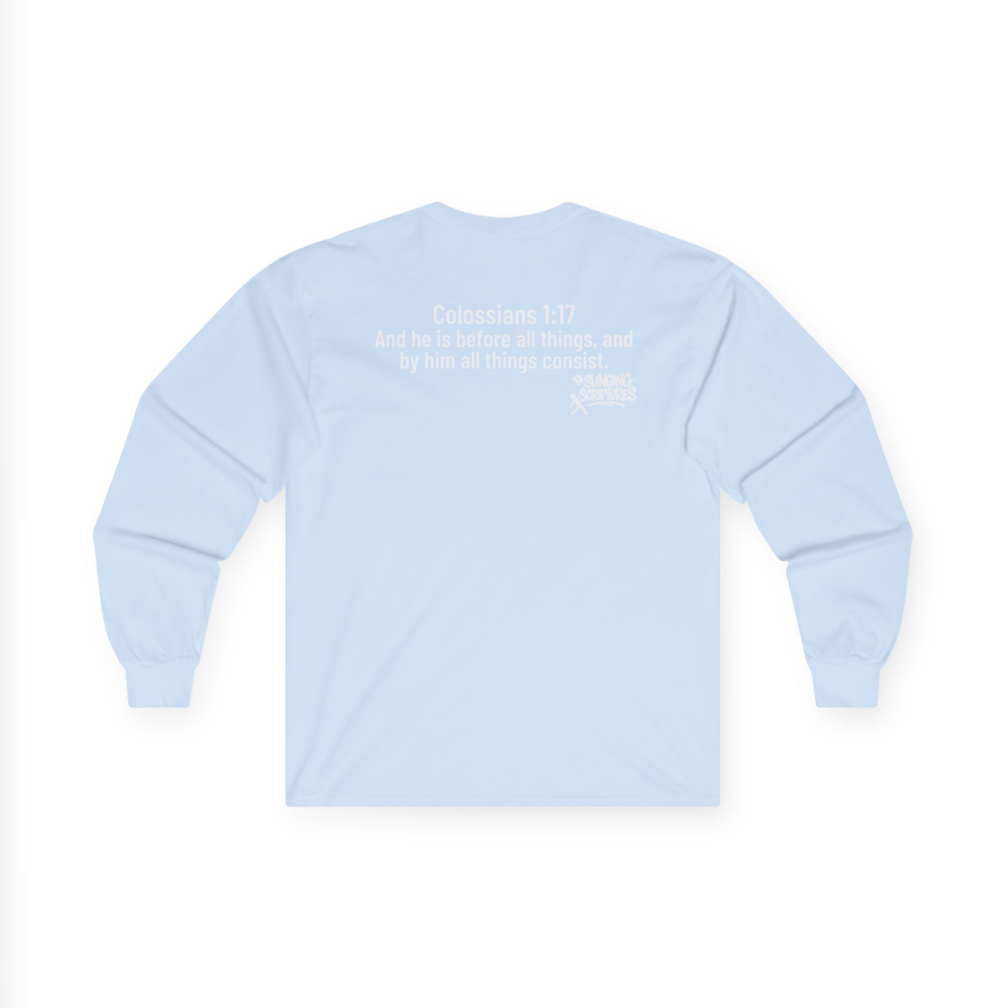 GOAT — God Over All Things | Colossians 1:17 Long Sleeve Unisex Christian T-Shirt